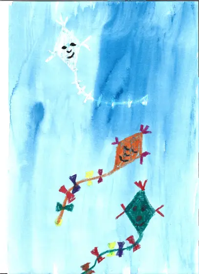 Kinderzeichnung, 1987