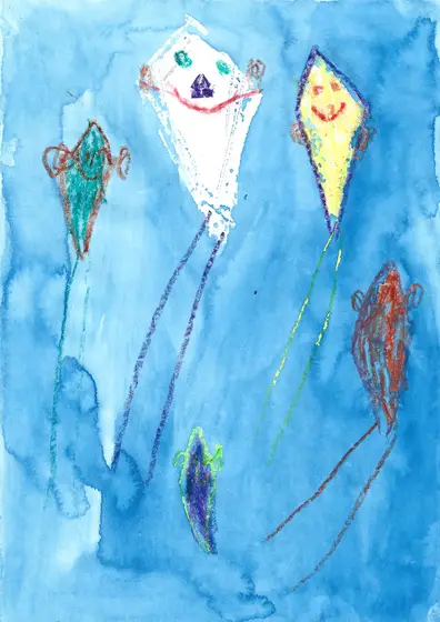 Kinderzeichnung, 1987