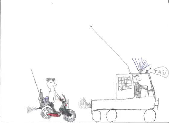 Kinderzeichnung, 1988