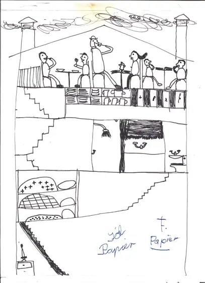 Kinderzeichnung, 1988