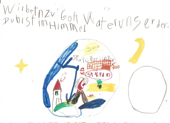Kinderzeichnung, 1988