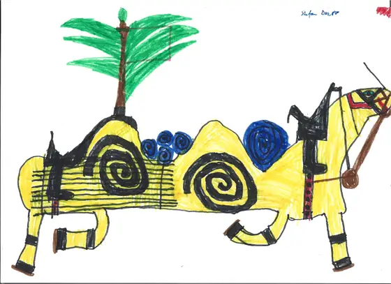Kinderzeichnung, 1988