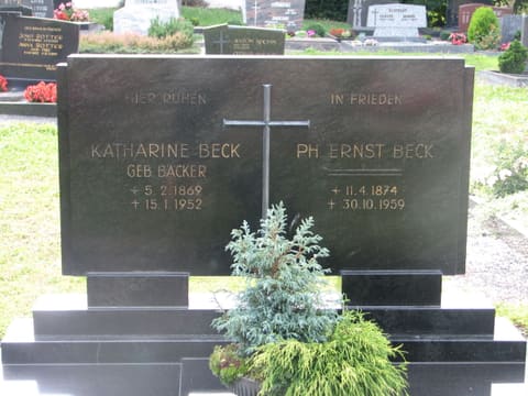 Grab von Philip Ernst und Katharina Beck
