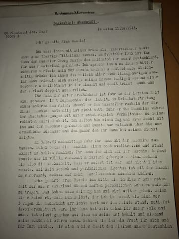 Todesnachricht des Ehemanns (1/2)