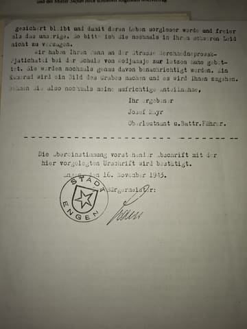 Todesnachricht des Ehemanns (2/2)